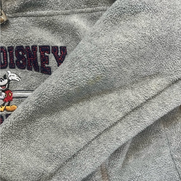 Walt Disney World Gray Fleece Quarter Zip Jacket size small (kids) - Picture 6 of 7